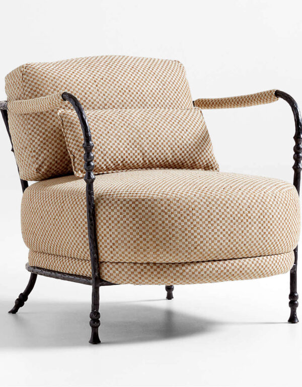 Muirfield Sculptural Metal Accent Chair
