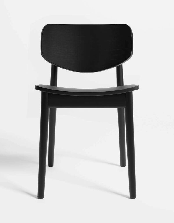 Paolo Black Wood Dining Chair