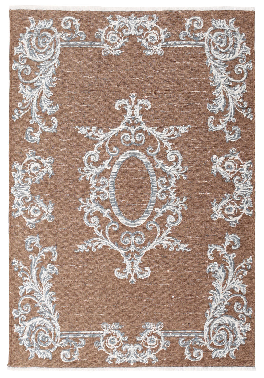 MORETTİ SİDE ÇİFT TARAFLI HALI 023-B MAVİ-KAHVE