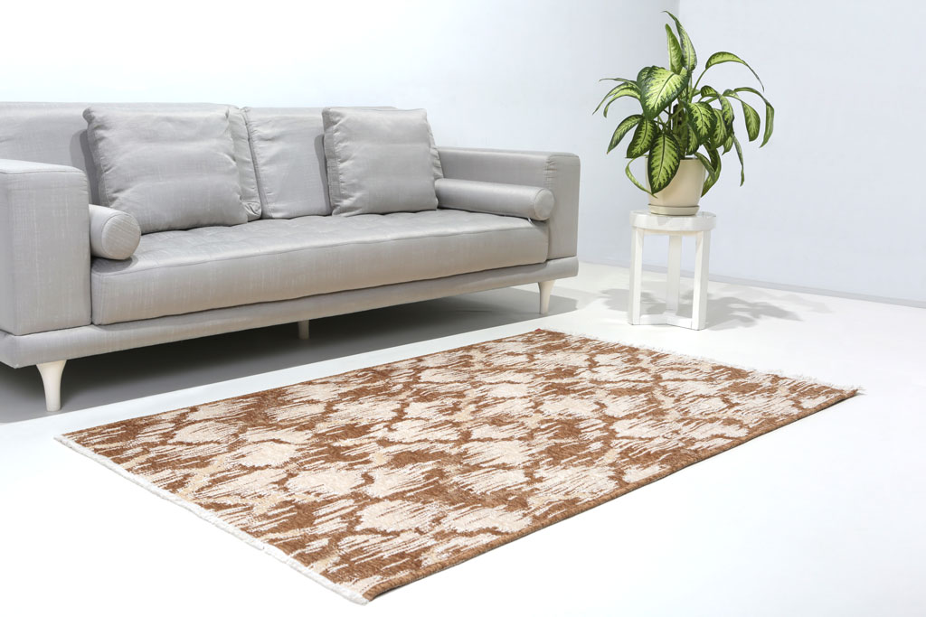 MORETTİ SİDE ÇİFT TARAFLI HALI 10492-C KAHVE-KREM