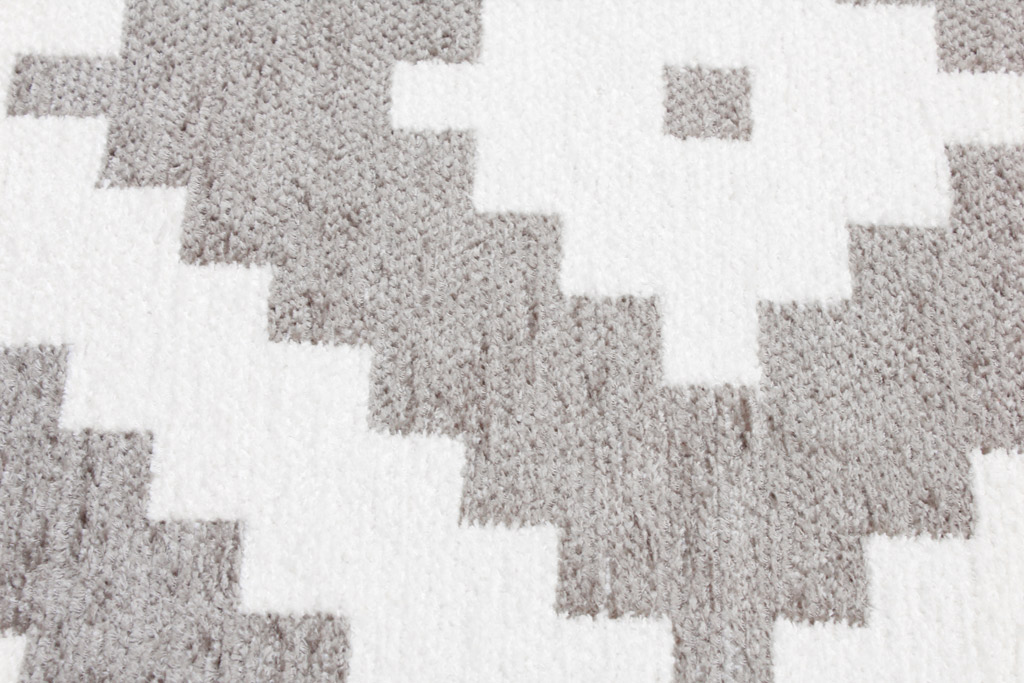 MORETTİ SİDE ÇİFT TARAFLI HALI 10887-D GRİ-BEYAZ