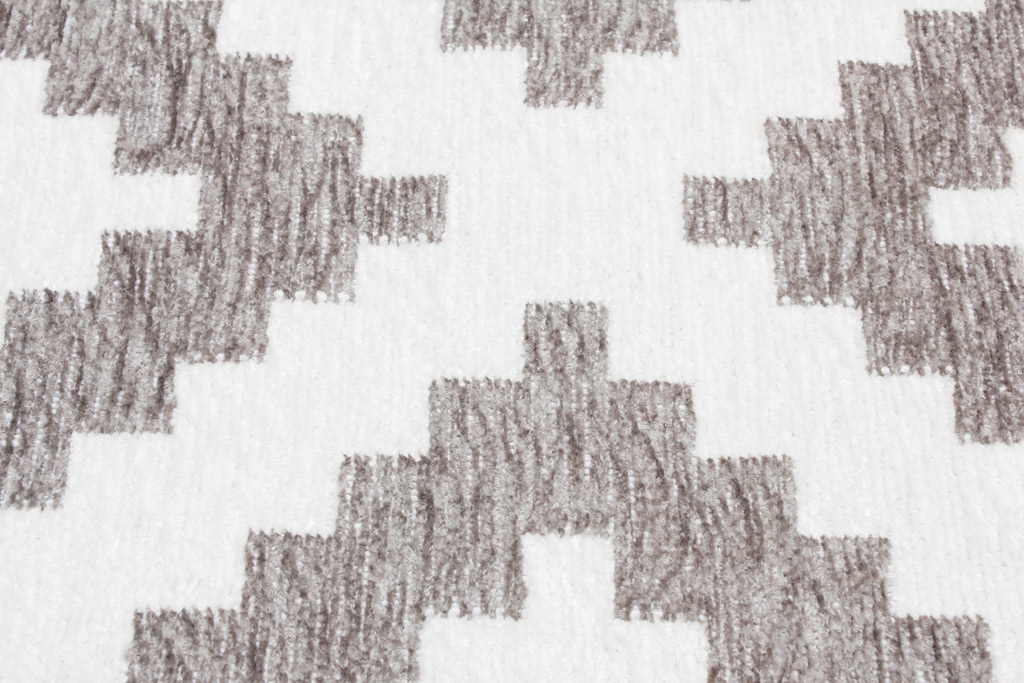 MORETTİ SİDE ÇİFT TARAFLI HALI 10887-D GRİ-BEYAZ