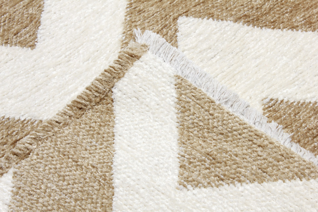 MORETTİ SİDE ÇİFT TARAFLI HALI 10886-C BEJ-BEYAZ