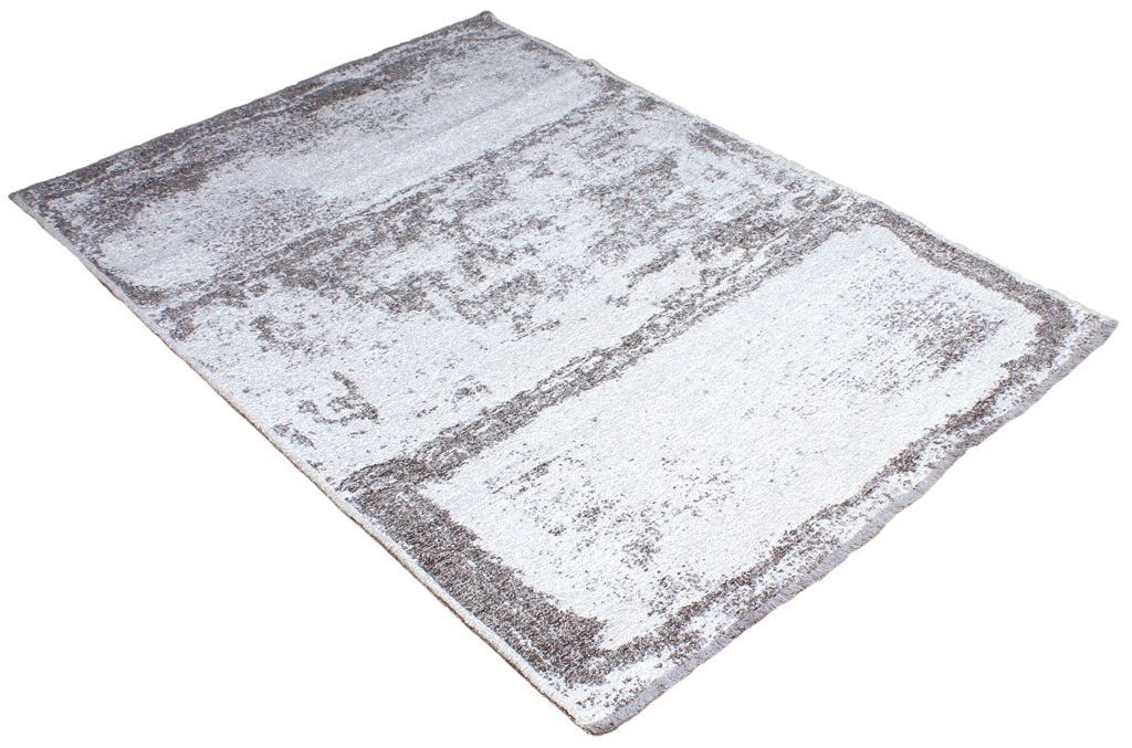 MORETTİ DUO ÇİFT TARAFLI HALI 11707-A GRİ-BEYAZ