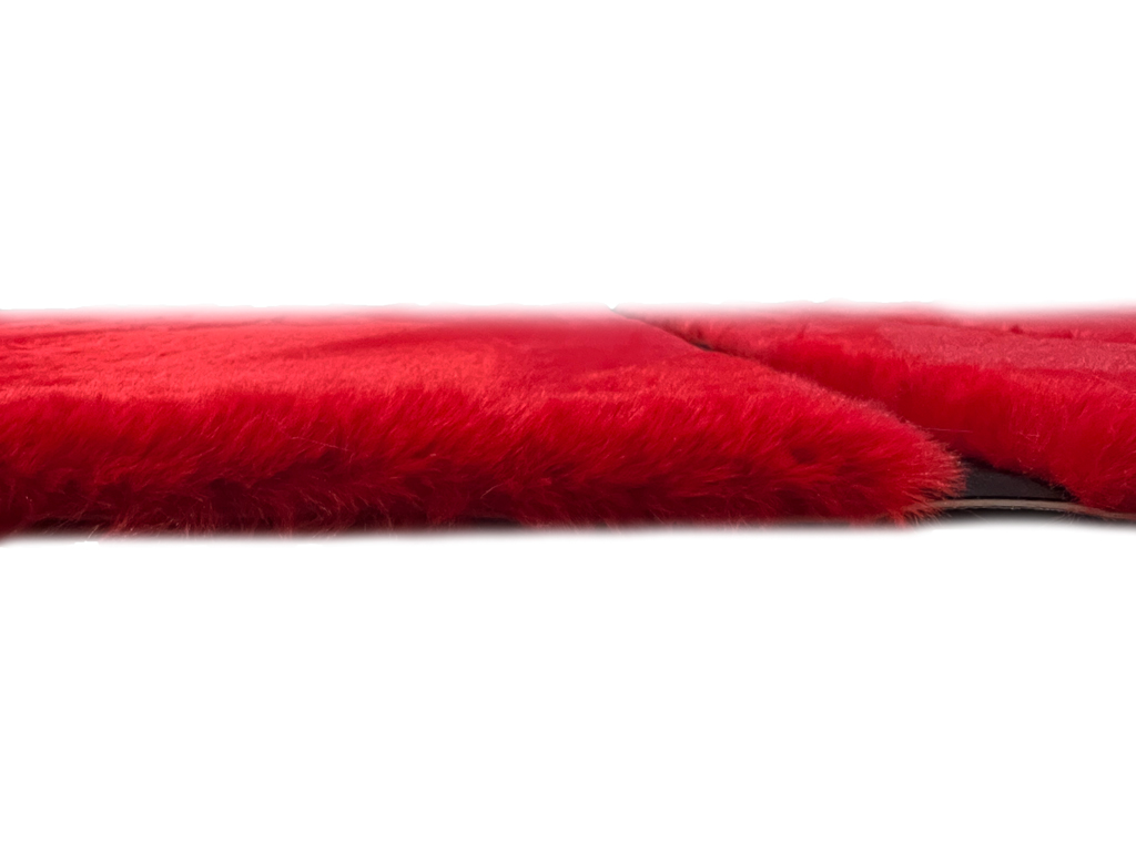 RABBİT KÜRK 014 KIRMIZI-SİYAH