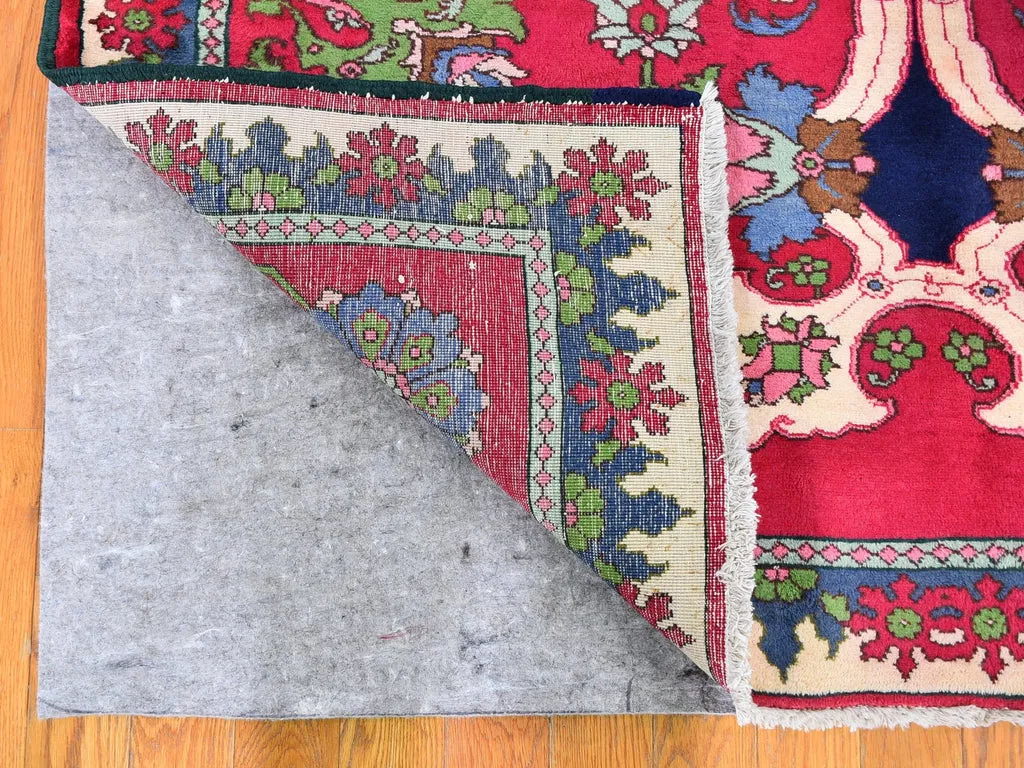 New Hand Knotted Red Wool Rectangle Oriental Rug 4'10" x 7'2"