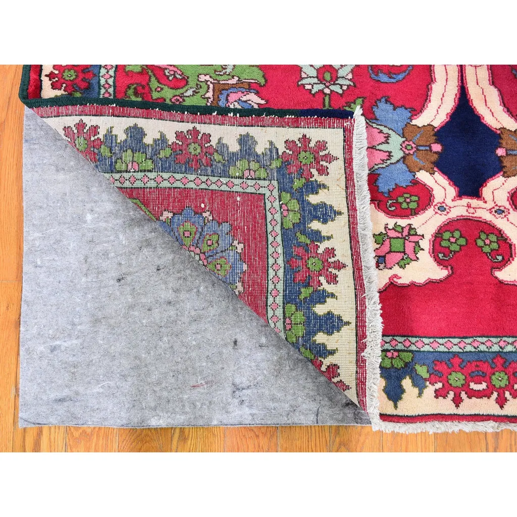 New Hand Knotted Red Wool Rectangle Oriental Rug 4'10" x 7'2"