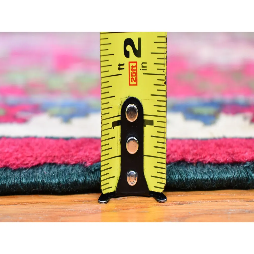 New Hand Knotted Red Wool Rectangle Oriental Rug 4'10" x 7'2"