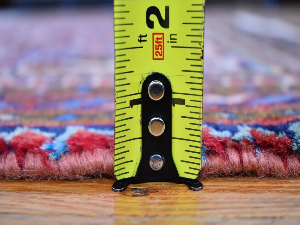 New Hand Knotted Red Wool Rectangle Oriental Rug 3'6" x 5'5"