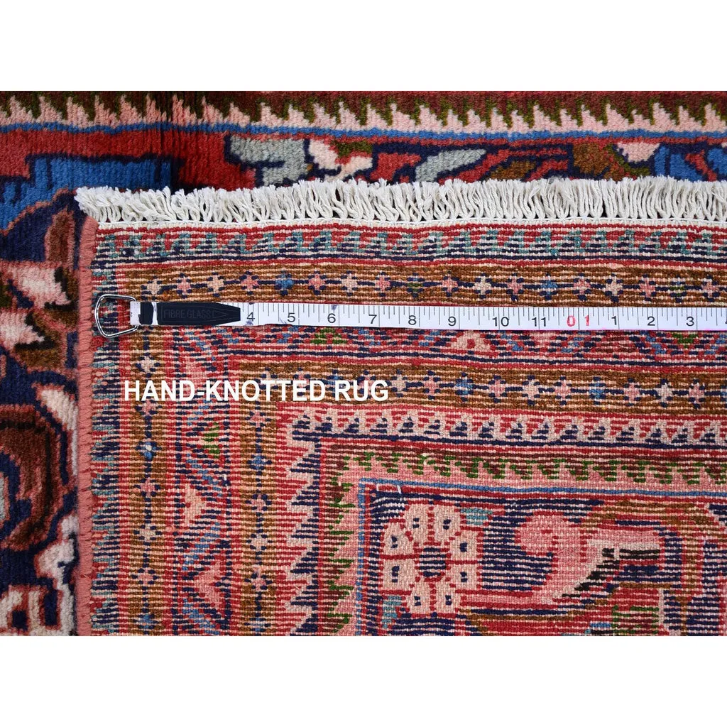 New Hand Knotted Red Wool Rectangle Oriental Rug 3'6" x 5'5"