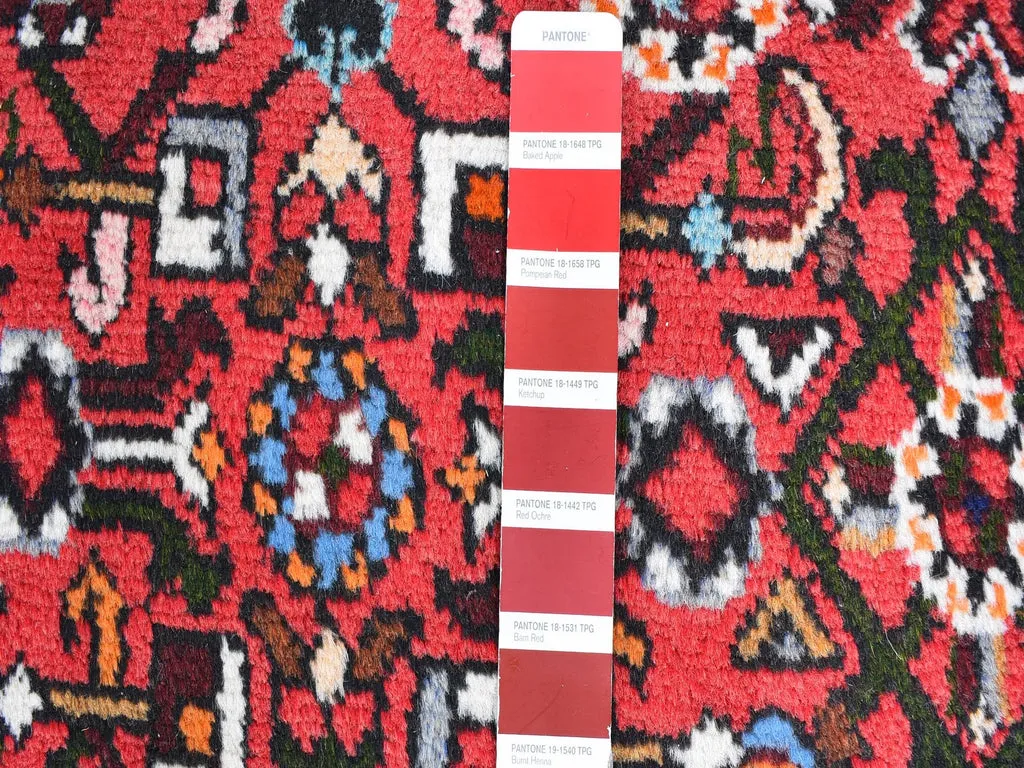 New Hand Knotted Red Wool Rectangle Oriental Rug 3'6" x 5'0"