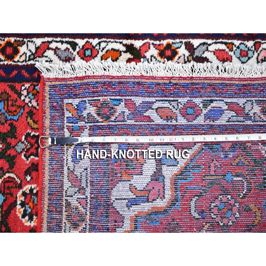 New Hand Knotted Red Wool Rectangle Oriental Rug 3'6" x 5'0"