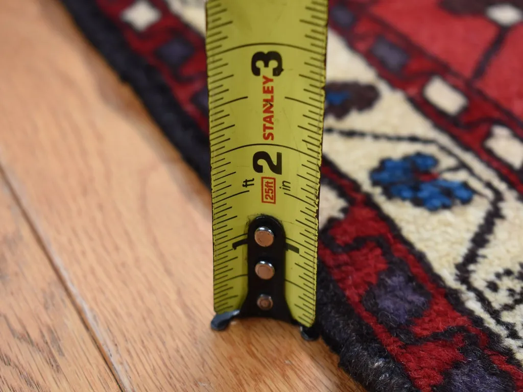 New Hand Knotted Red Wool Rectangle Oriental Rug 3'5" x 5'0"