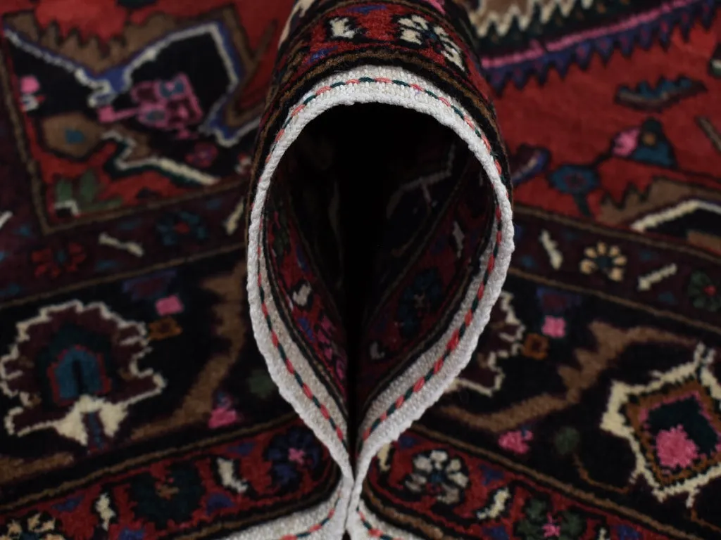 New Hand Knotted Brown Wool Rectangle Oriental Rug 4'1" x 6'9"