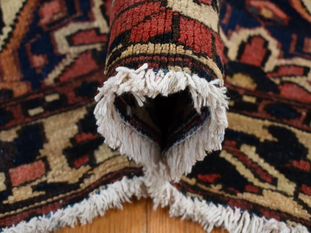 New Hand Knotted Red Wool Rectangle Oriental Rug 5'0" x 6'9"