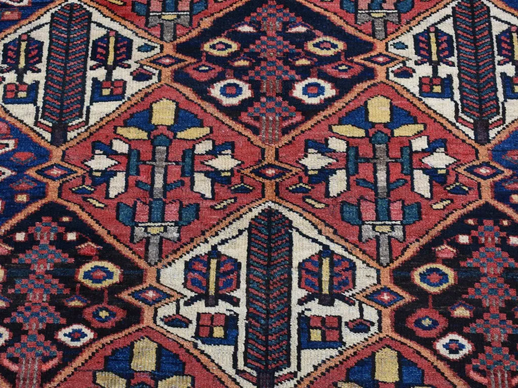 New Hand Knotted Red Wool Rectangle Oriental Rug 5'0" x 6'9"