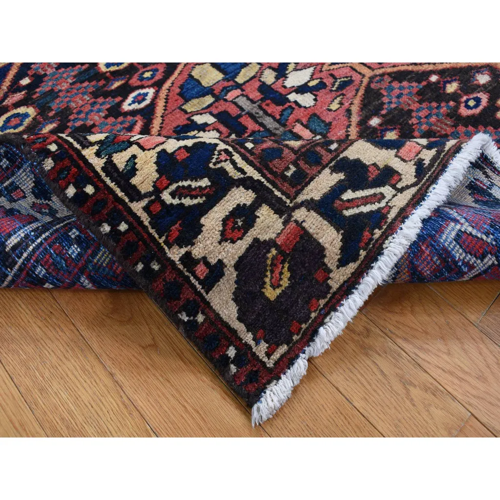 New Hand Knotted Red Wool Rectangle Oriental Rug 5'0" x 6'9"