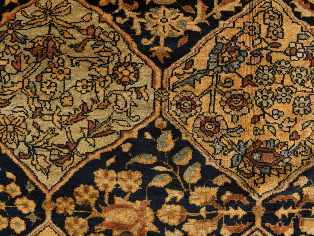 Vintage Hand Knotted Yellow Wool Runner Oriental Rug 6'8" x 19'3"